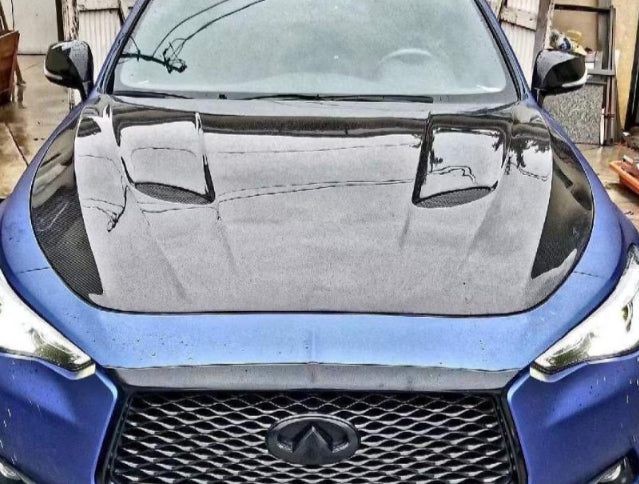 Q60 Carbon S Style Hood