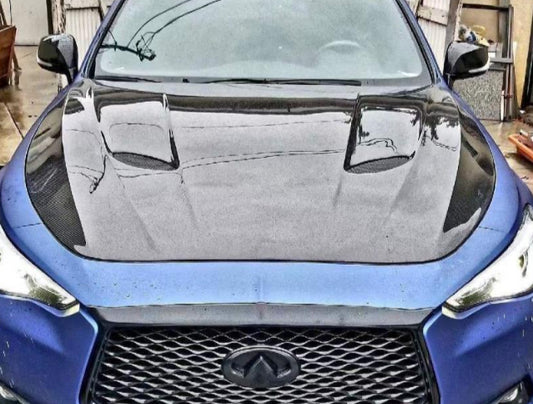 Q60 Carbon S Style Hood
