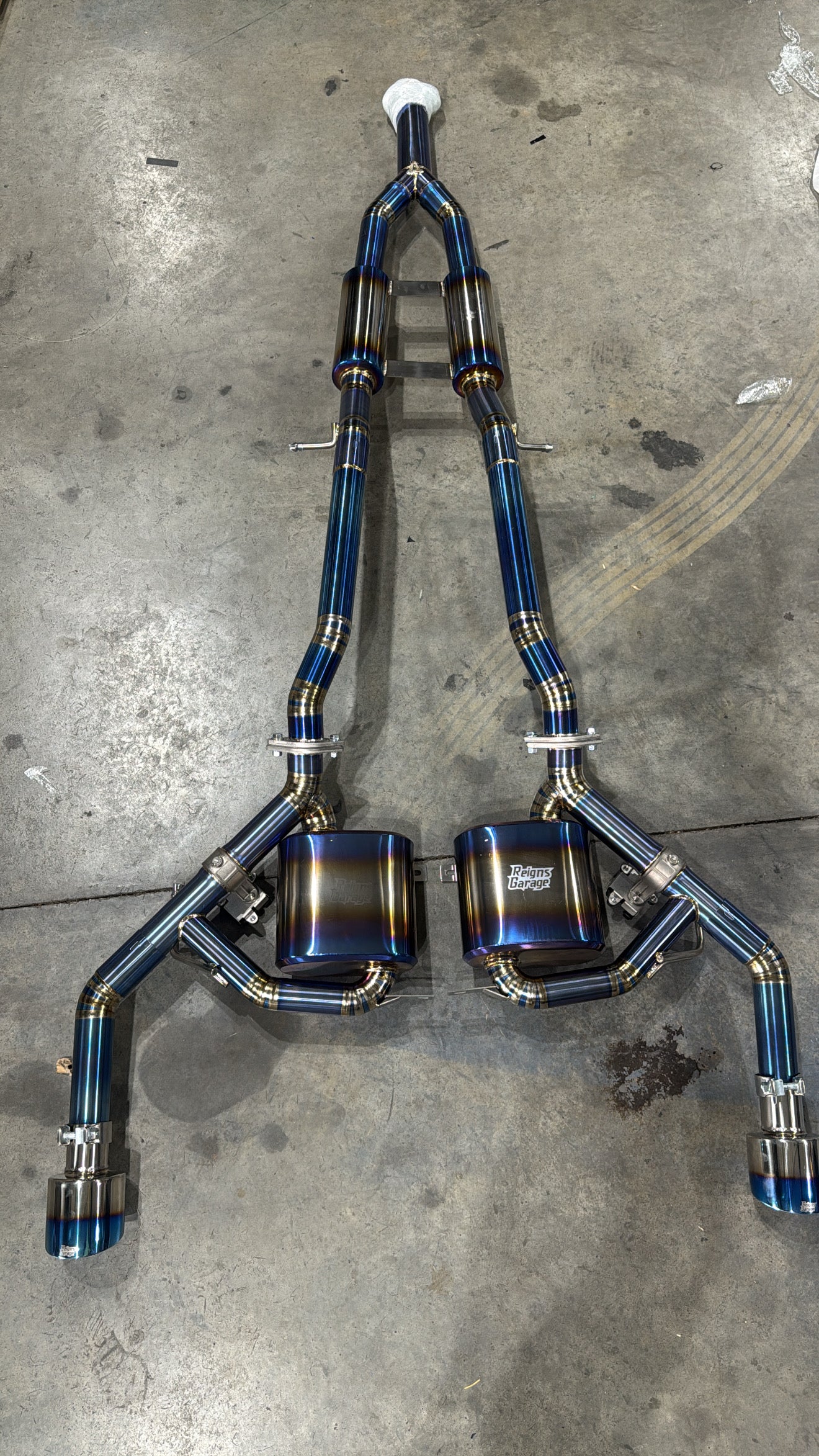 Infiniti Q50 Full Titanium Valved Exhaust for 14-17