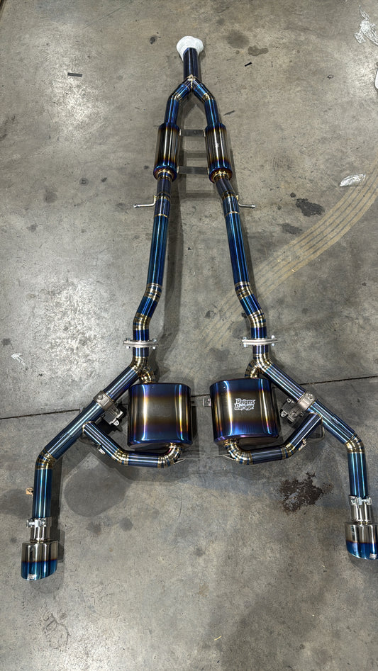 Infiniti Q50 Full Titanium Valved Exhaust for 14-17