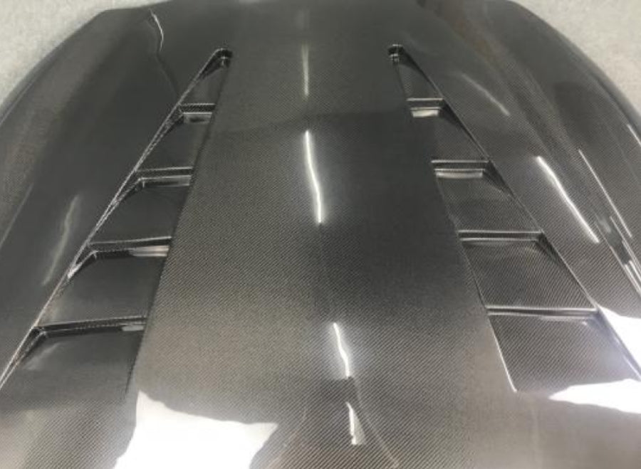 Q50 V Style Carbon Hood
