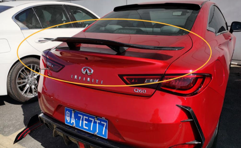Q60 Carbon Top Flight Spoiler