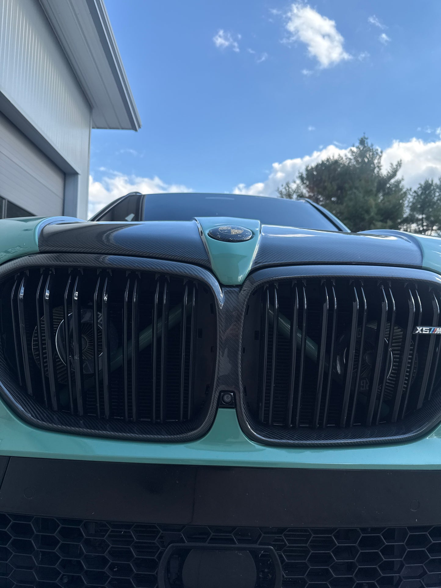 X5M F95 Front Mount Carbon Intakes