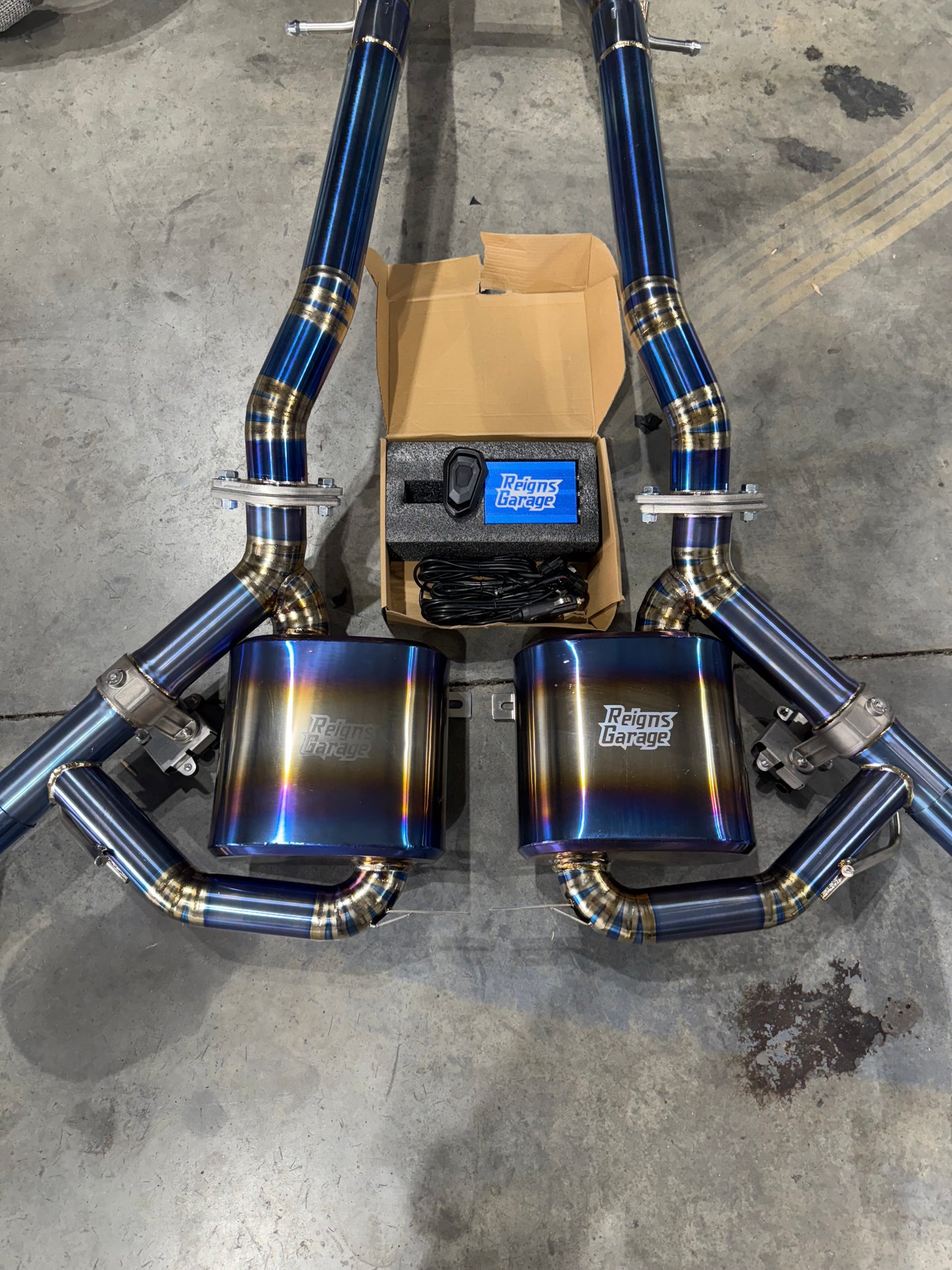 Infiniti Q50 Full Titanium Valved Exhaust for 14-17