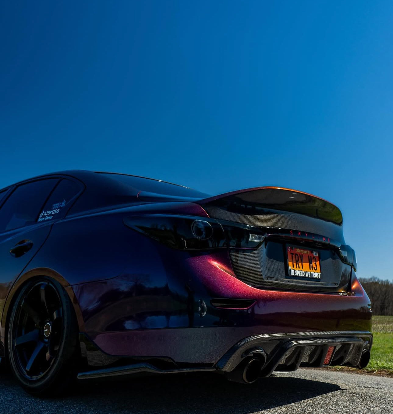 Q50 Carbon Fiber Duckbill Trunk