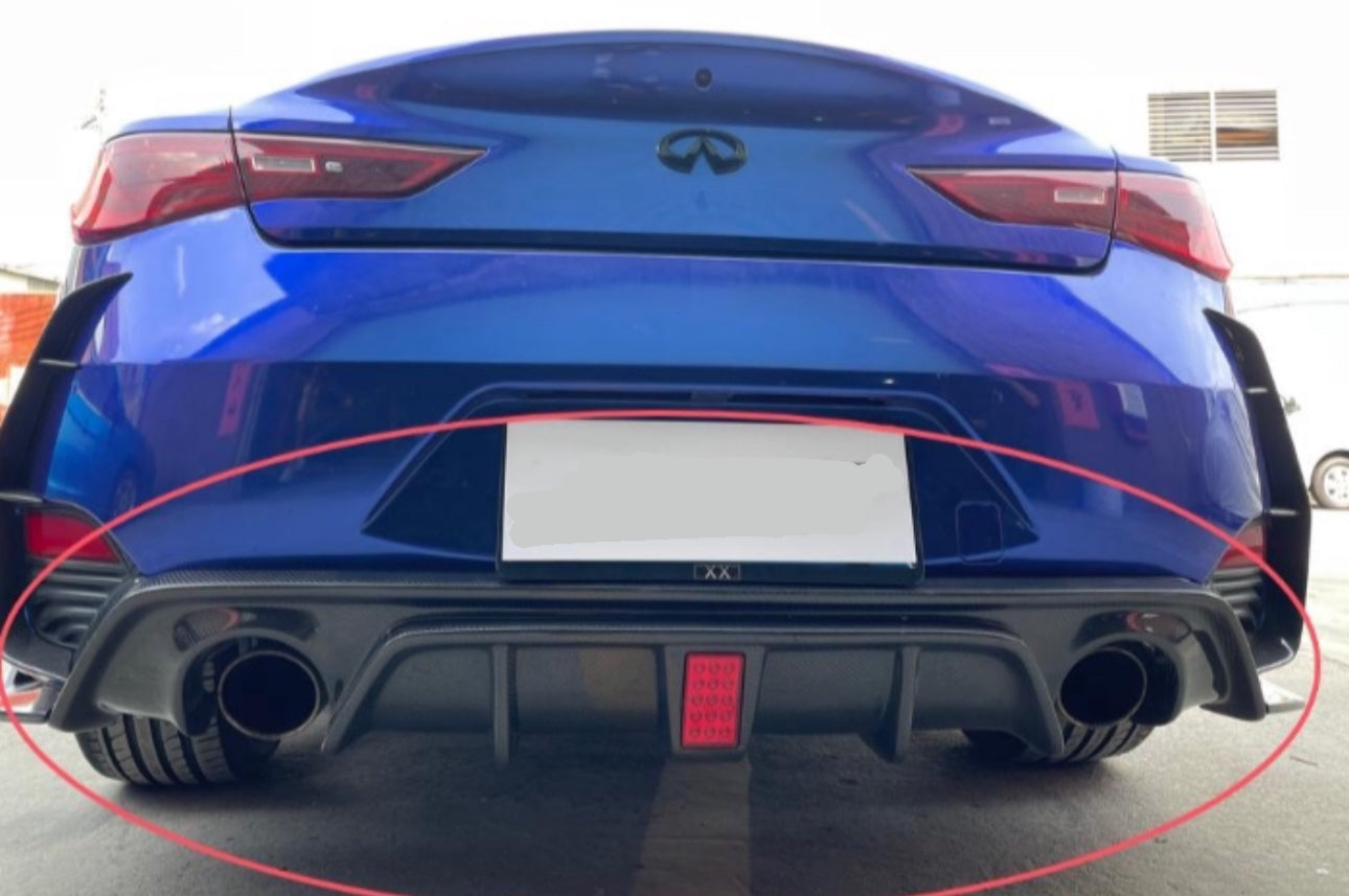 Q60 Carbon Third Brake Light Diffuser