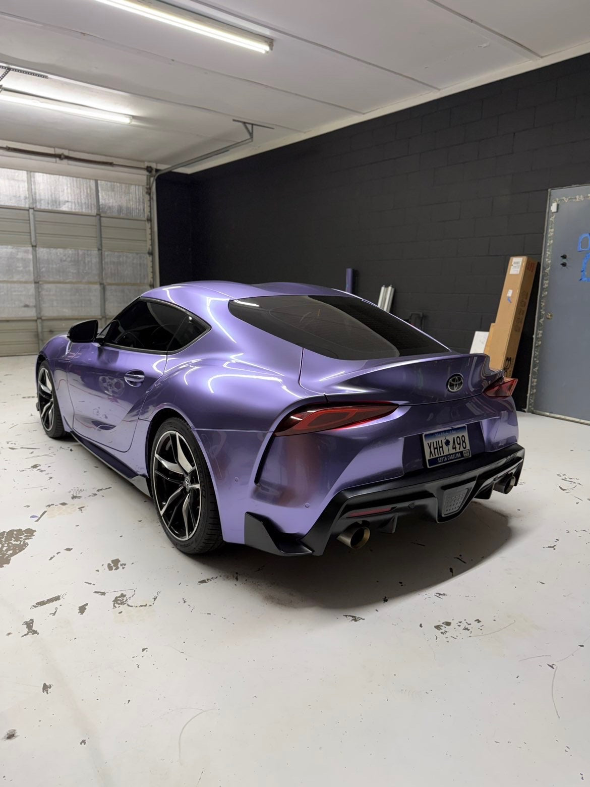 Metal Olivia Purple Vinyl Roll