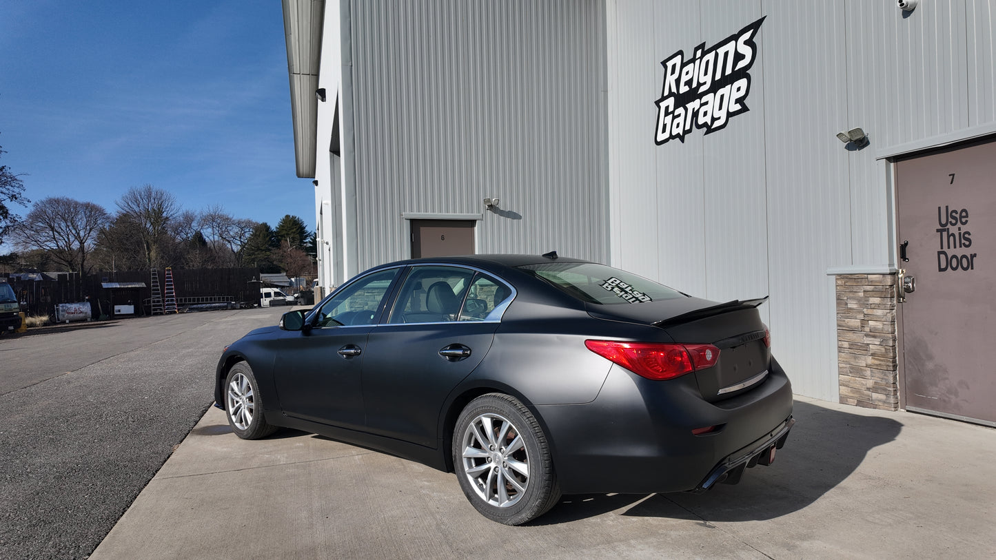 Matte Black Vinyl Roll