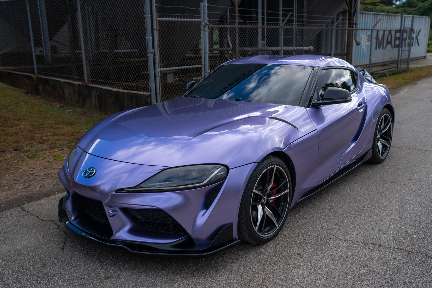 Metal Olivia Purple Vinyl Roll