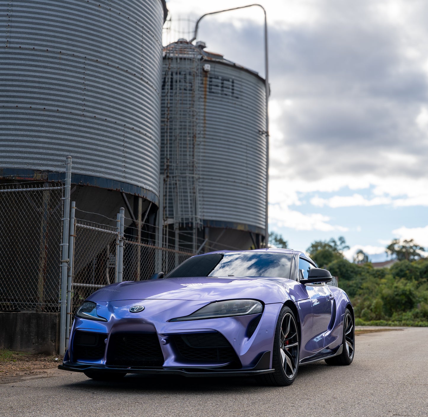 Metal Olivia Purple Vinyl Roll