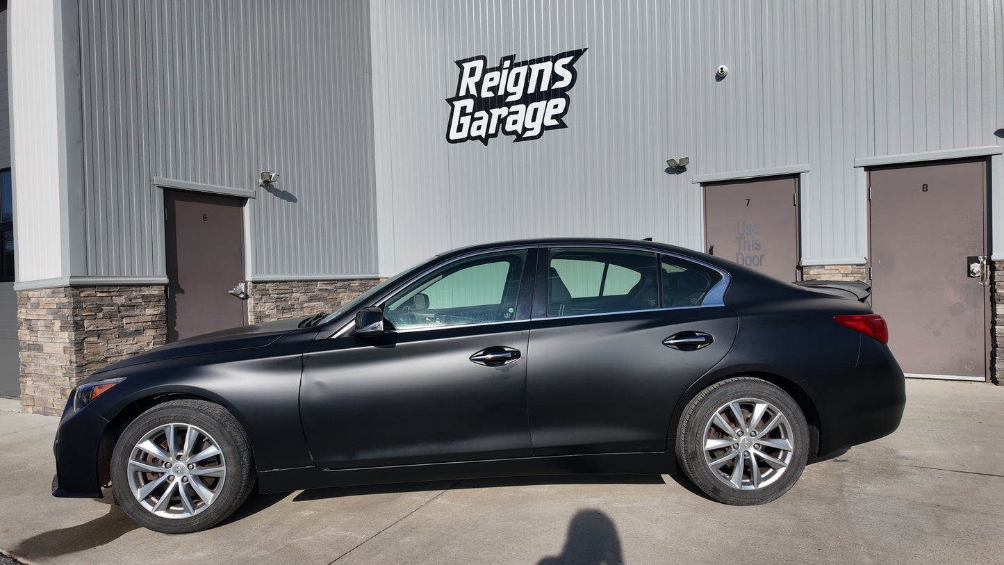 Matte Black Vinyl Roll