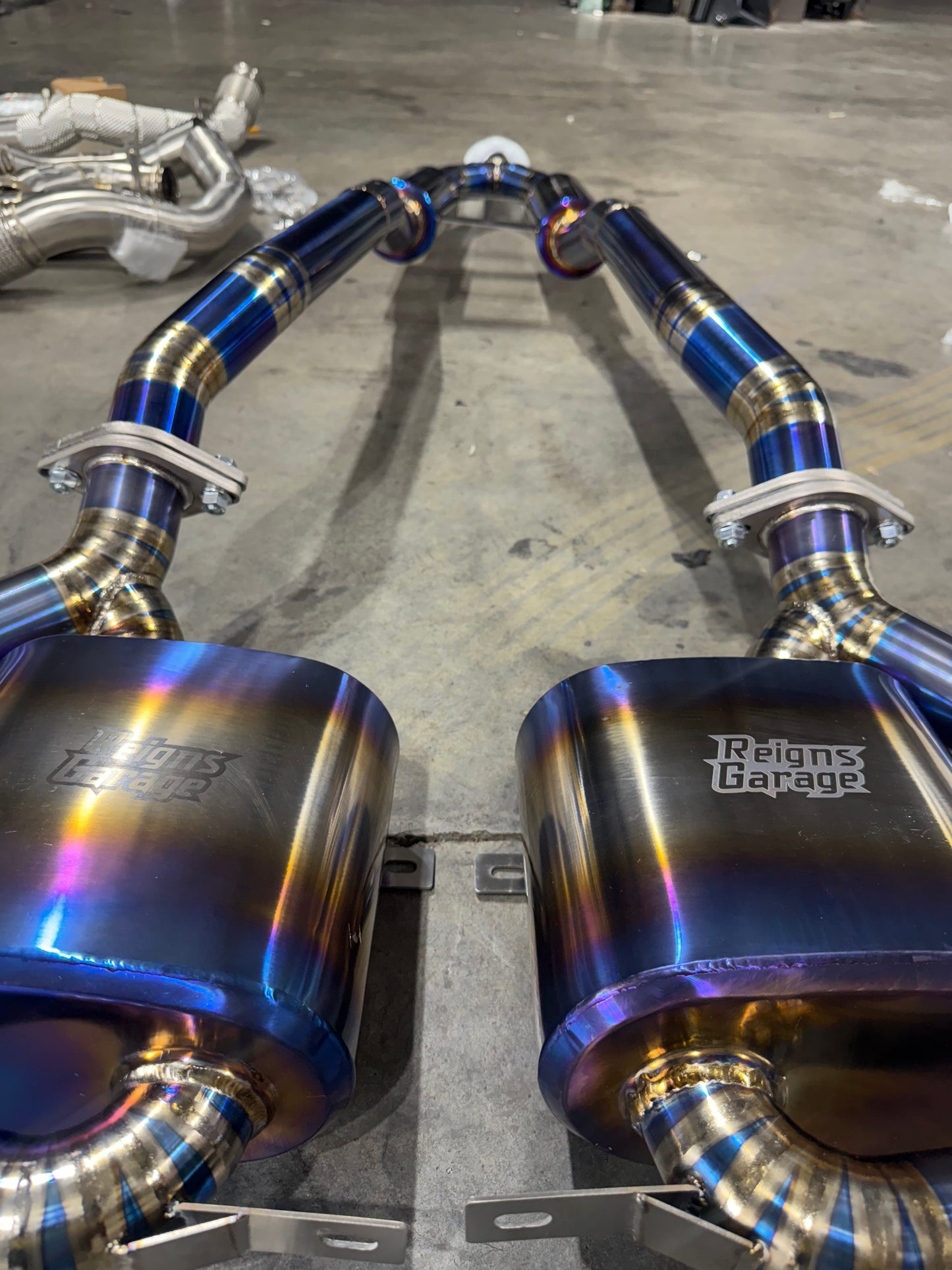 Infiniti Q50 Full Titanium Valved Exhaust for 14-17