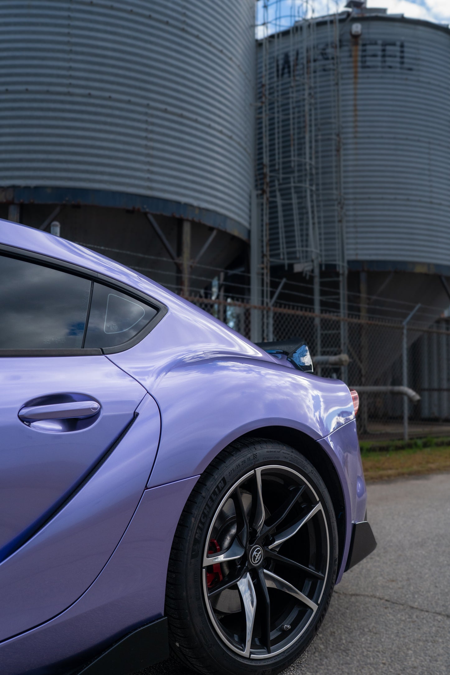 Metal Olivia Purple Vinyl Roll