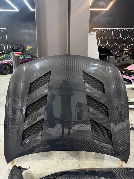 G37 Sedan Carbon AMS Hood