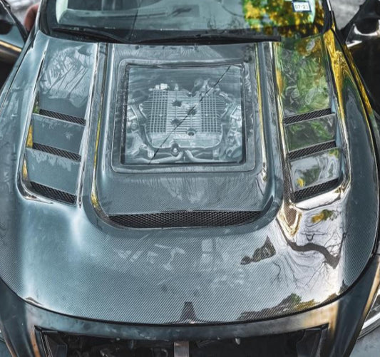 G37 Carbon RW Style Hood