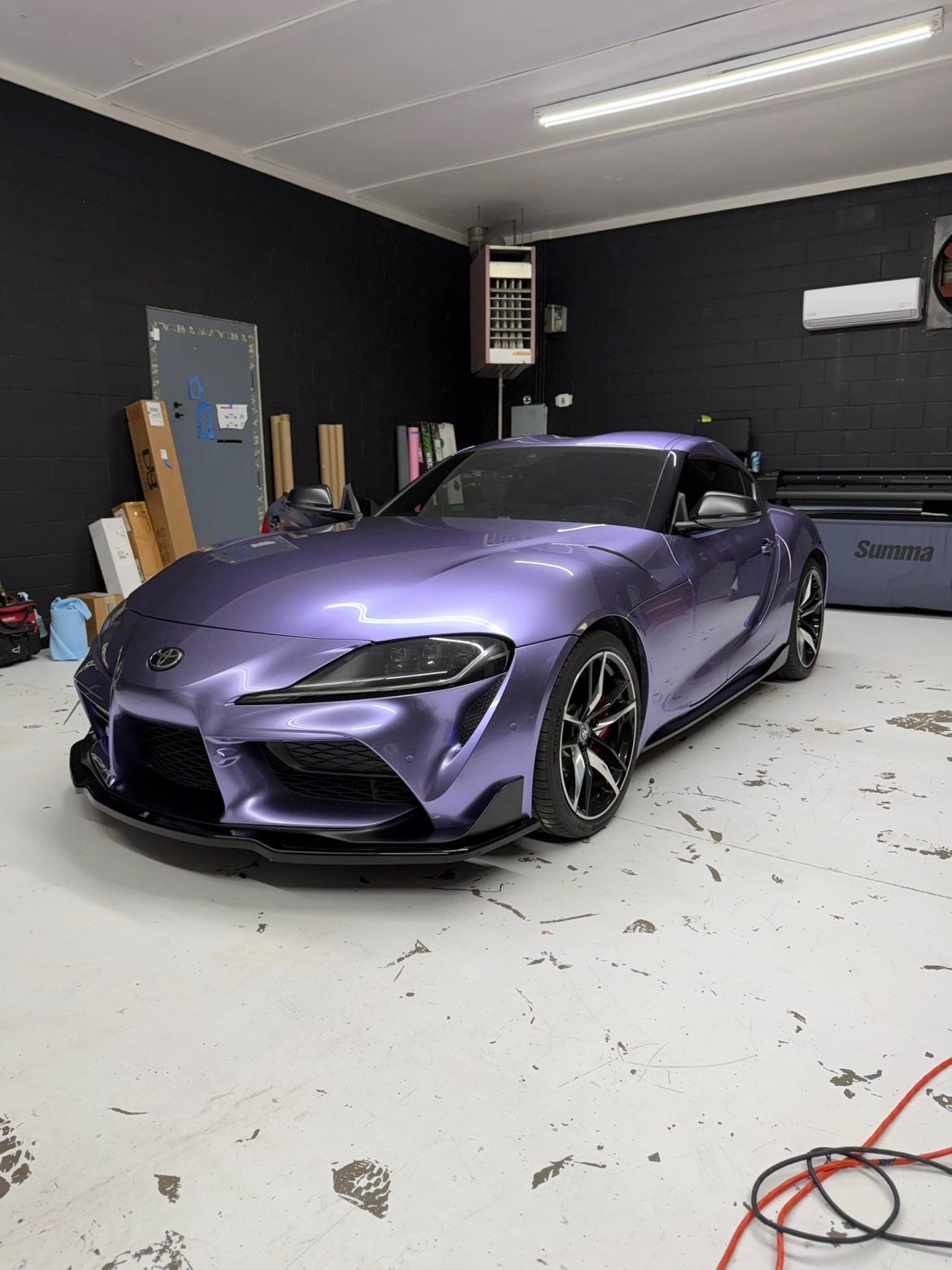 Metal Olivia Purple Vinyl Roll