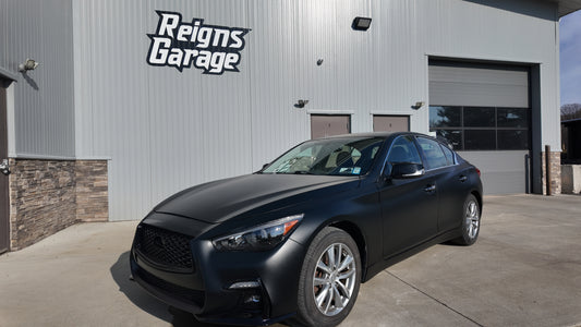 Matte Black Vinyl Roll