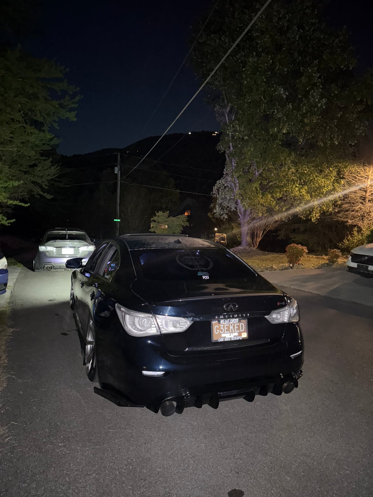 14-17 Q50 Clear Taillights