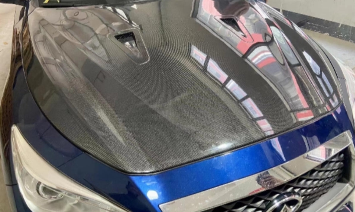 Q50 GTR Style Carbon Hood
